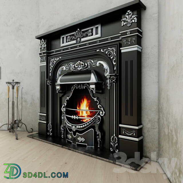 Classic fireplace Leinster Adams