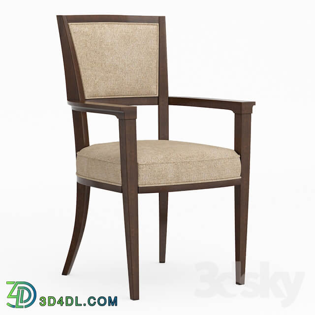 Dining chair with armrests Moderne Arm Chair Caracole