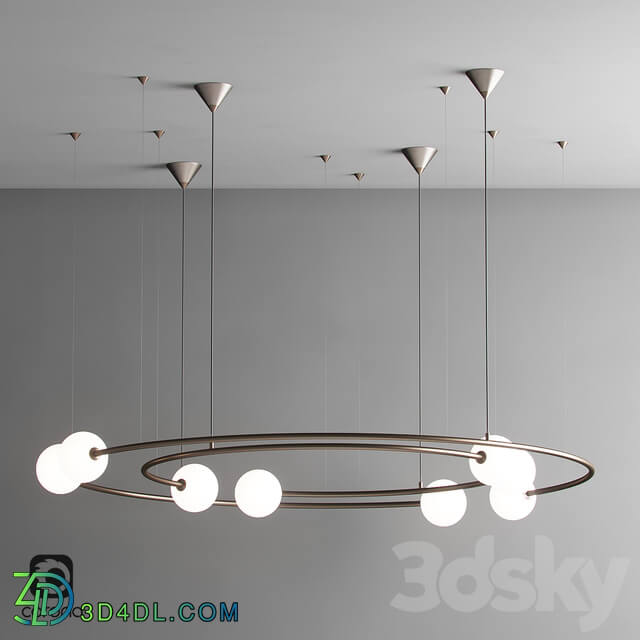 Volker Haug Studio ODDMENTS DUAL Pendant light 3D Models