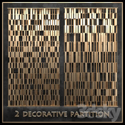 Decorative partition 