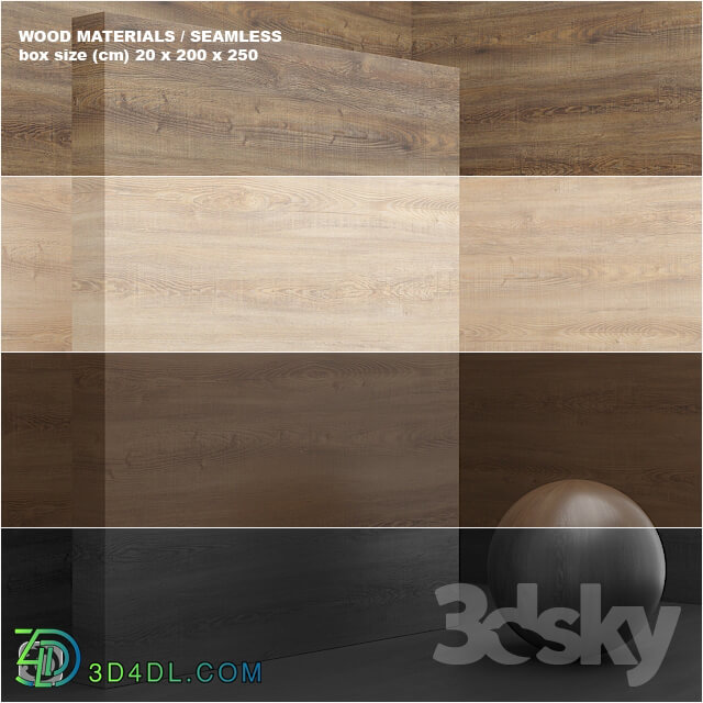 Material wood veneer seamless set 20