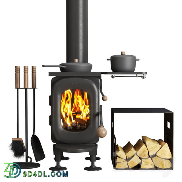 Wood burning stove AGNI