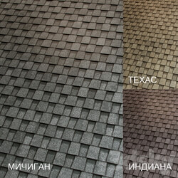 Shingles SHINGLAS Country 02 TECHNONICOL 3D Models 