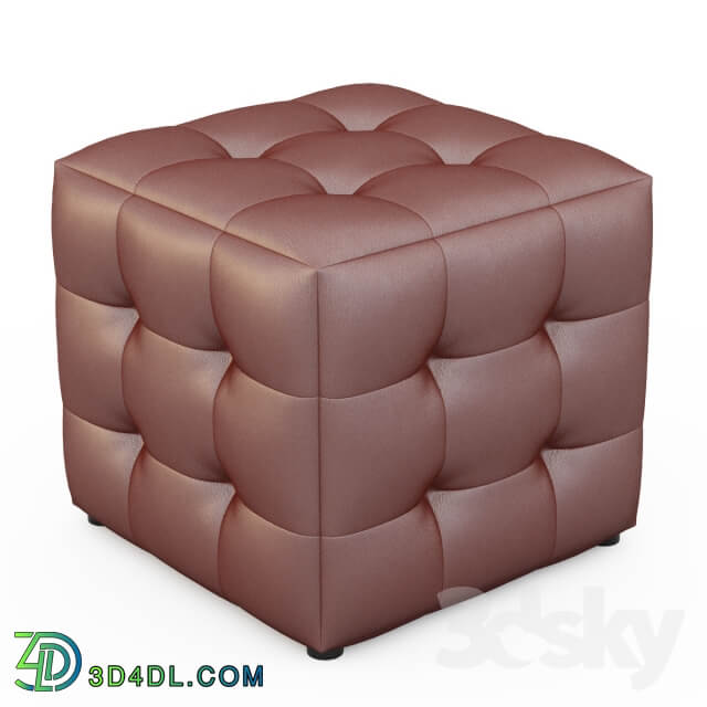 Apollo Bronze Cube Ottoman