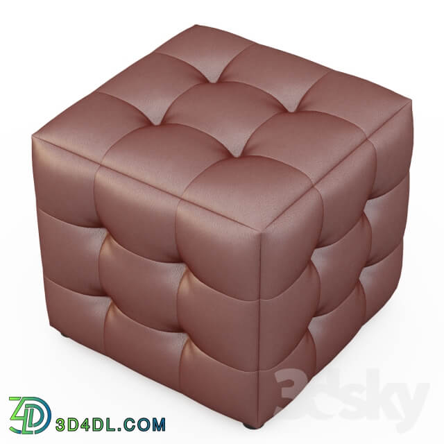 Apollo Bronze Cube Ottoman