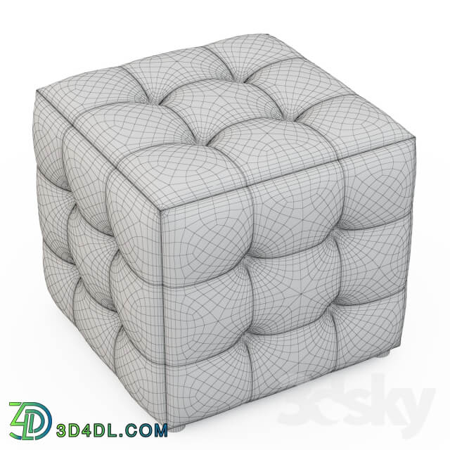 Apollo Bronze Cube Ottoman