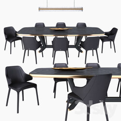 Table Chair Cattelan italia dining set 