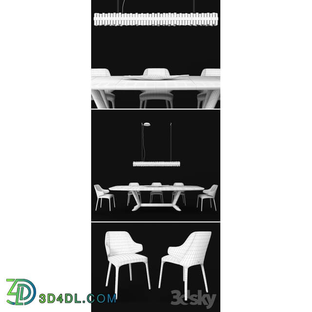 Table Chair Cattelan italia dining set