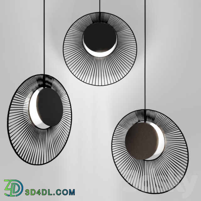 Oyster Pendant light 3D Models