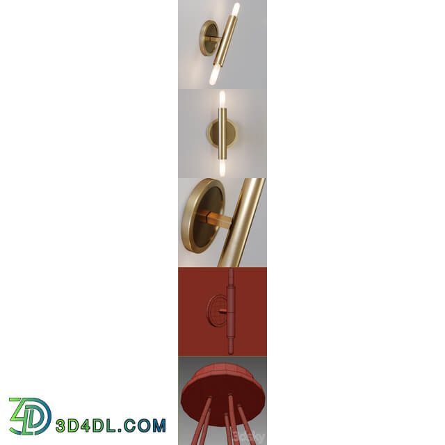 LE PETITE PENTAGONE SET Pendant light 3D Models