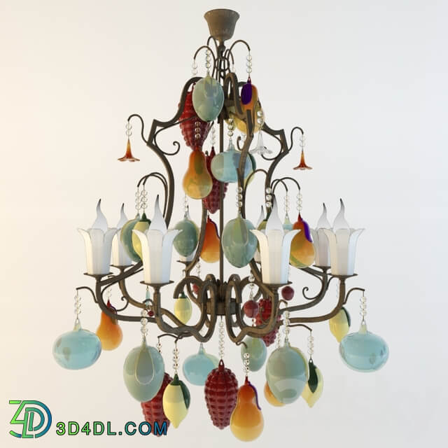 Tredici Pendant light 3D Models