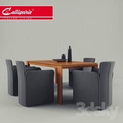 Table Chair Calligaris Omnia table Nido chair 