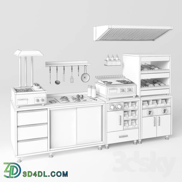 Orest equipment for fast food