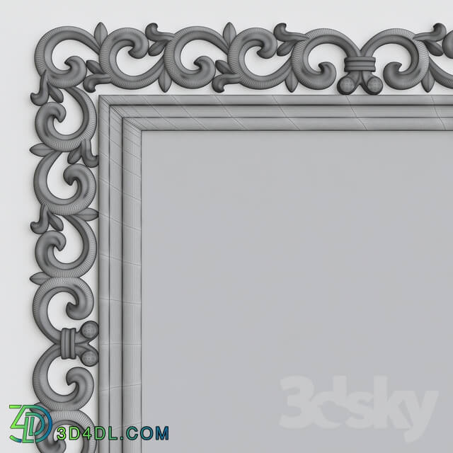 Classic frames mirror