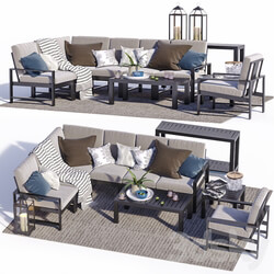 Indio Metal Outdoor Furniture Set 2 Other 3D Models 