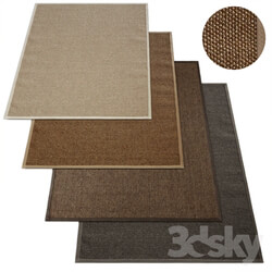 Belgian Basket Weave Sisal Rug RH Collection 