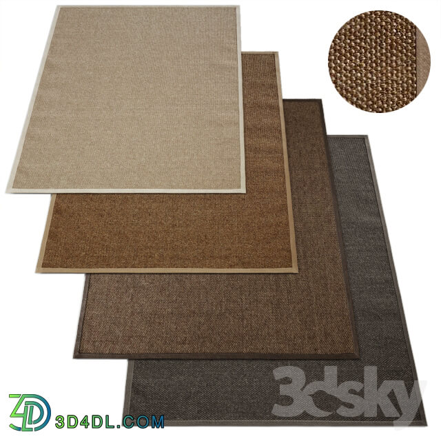 Belgian Basket Weave Sisal Rug RH Collection