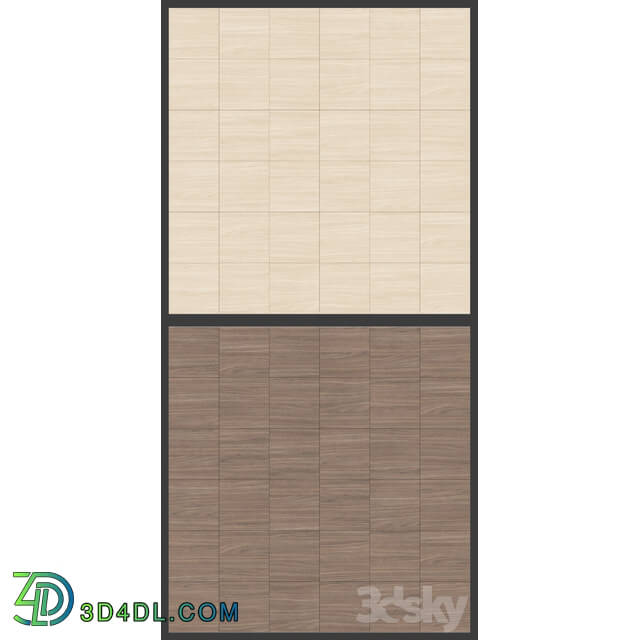 Acoustic decorative panels 4 kinds set 021