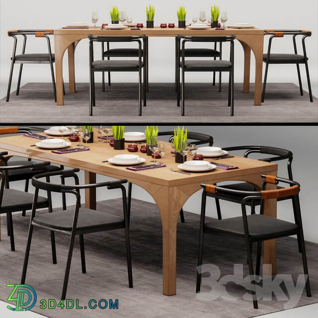 Table Chair Living Divani dining group