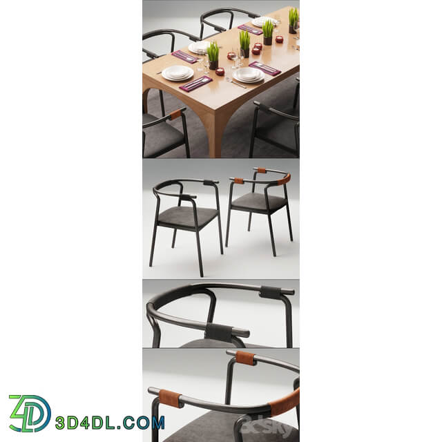 Table Chair Living Divani dining group