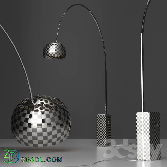 Floor Lamp Flos Arco BLACK