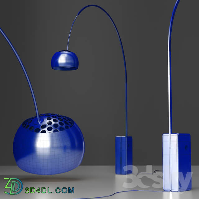 Floor Lamp Flos Arco BLACK