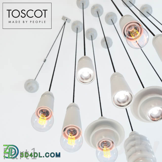 Toscot Battersea Part1 Pendant light 3D Models