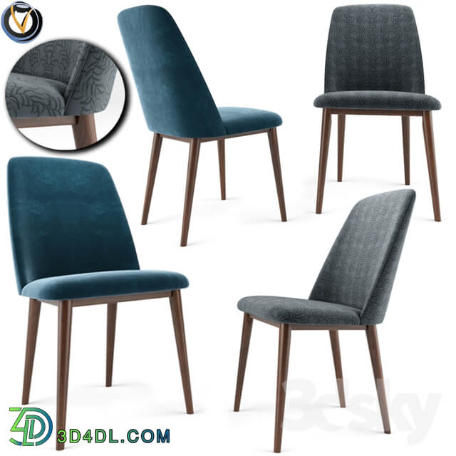 Tintori Mid Century Modern Dining Chair