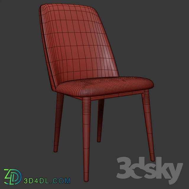 Tintori Mid Century Modern Dining Chair