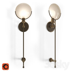 Gaslight Lens Grand Sconce 