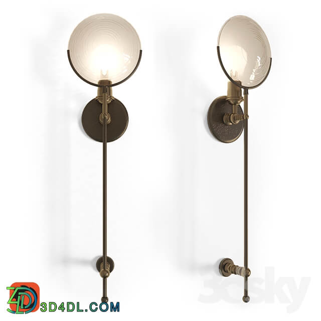 Gaslight Lens Grand Sconce