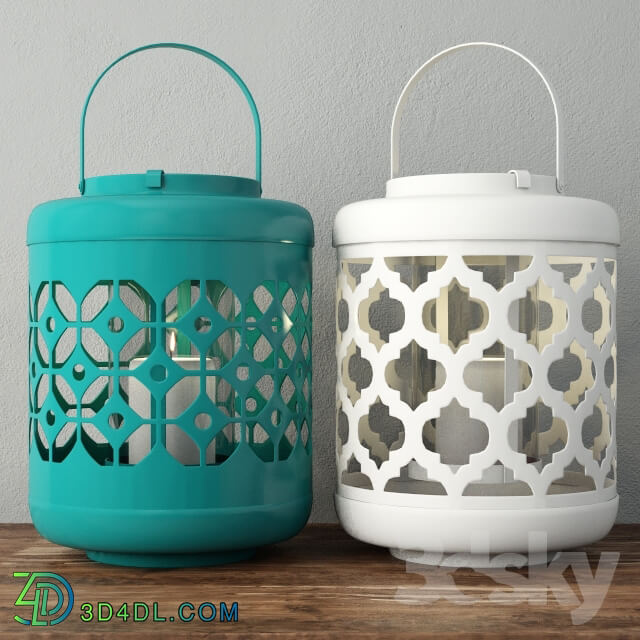 Dharma Metal Lantern Set