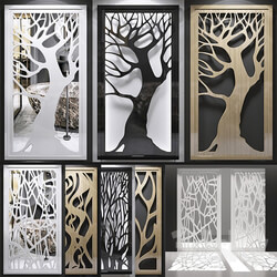 Other decorative objects Set of decorative panels 15 