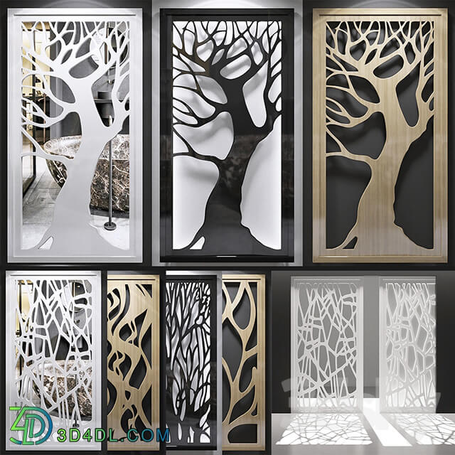 Other decorative objects Set of decorative panels 15