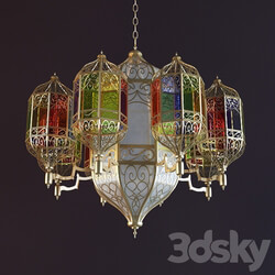 Eastern chandelier Pendant light 3D Models 