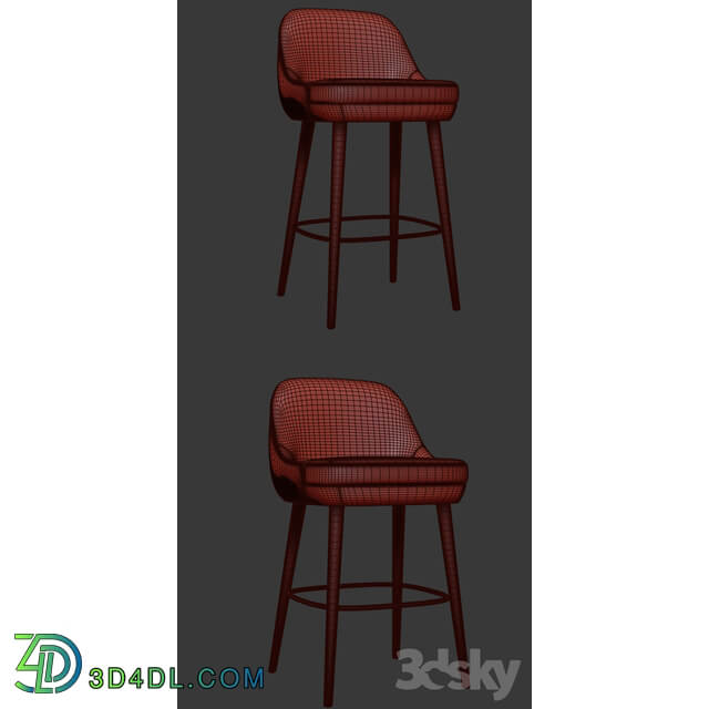 375 Walter Knoll Counter Bar Stool