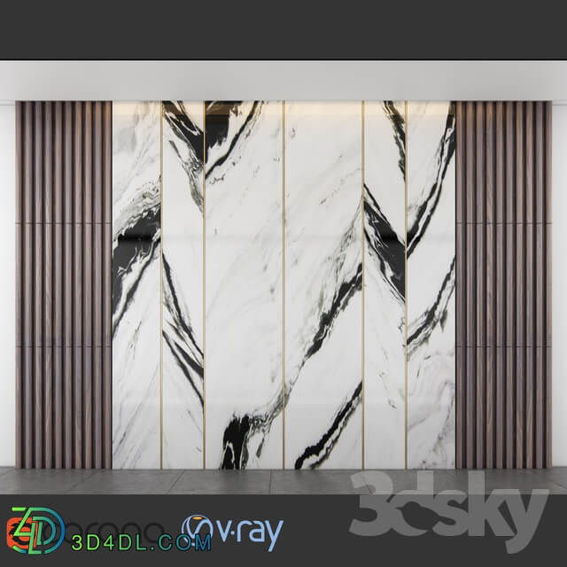 3D panel wall panel