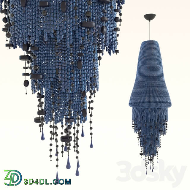 Pendant Lamp Medusa Gray Pendant light 3D Models