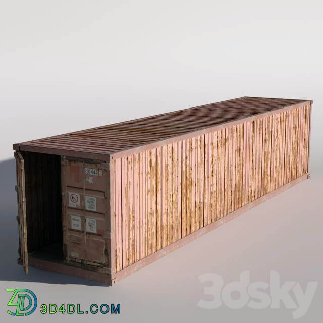 Freight shipping container Other 3D Models