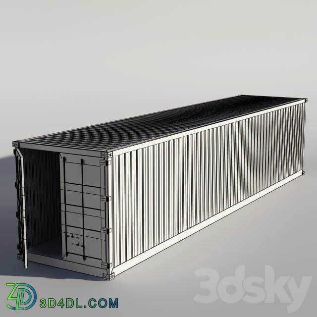 Freight shipping container Other 3D Models