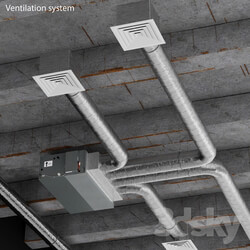 Ceiling ventilation system 