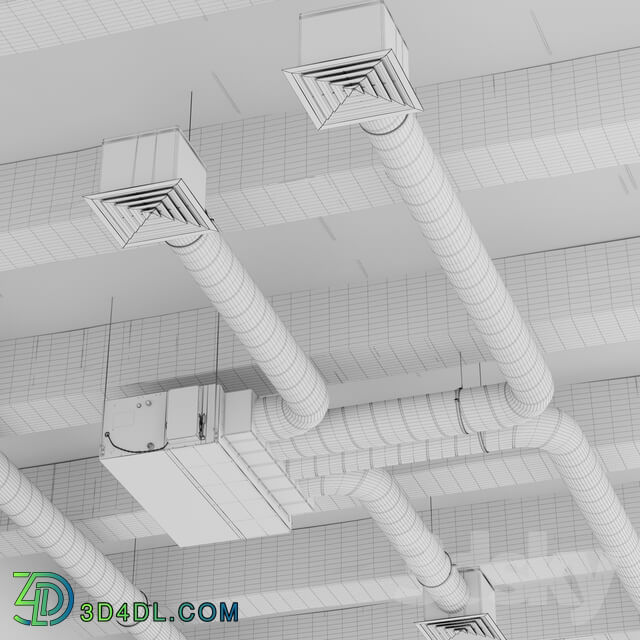 Ceiling ventilation system