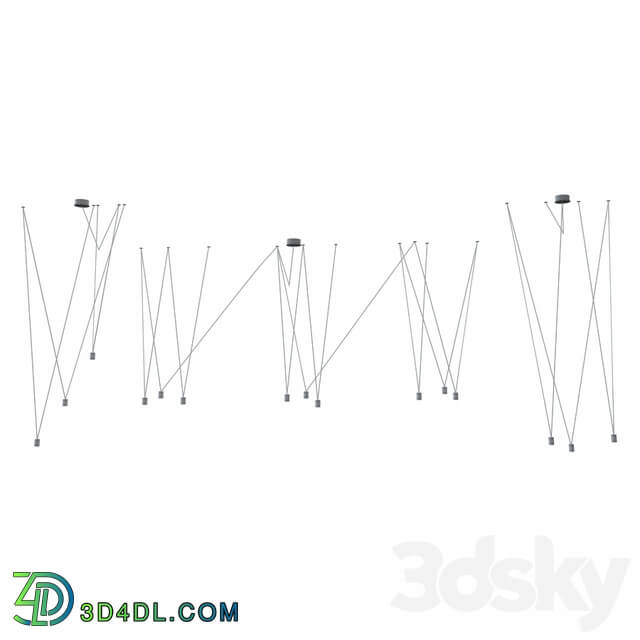 Match lamp vibia Pendant light 3D Models