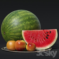 Watermelon with fruit 