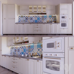 Kitchen Kitchen with majolica 