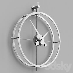 NOMON 2 PUNTOS Wallclock Watches Clocks 3D Models 