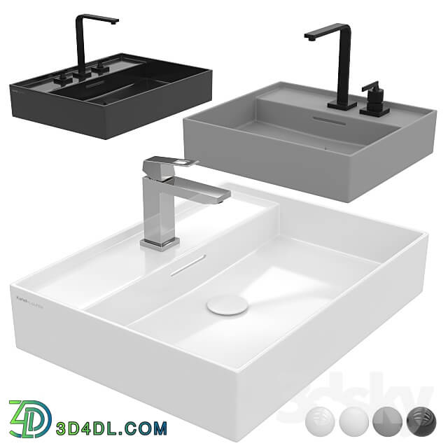 Washbasins Laufen Kartell.