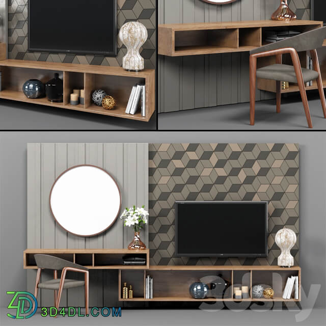 Thermo with Tv Stand 02 3D Models