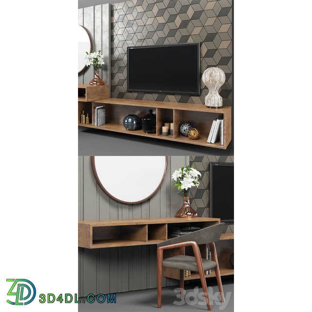 Thermo with Tv Stand 02 3D Models