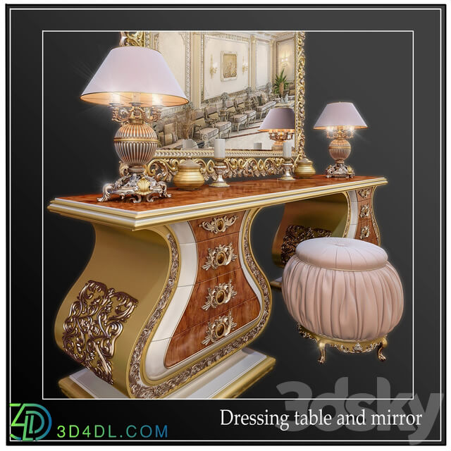 DRESSING TABLE MIRROR PASHA CAPPELLETTI 3D Models